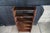 Late 20th Century Primitive Oak 6 Shelf Library Bookcase Bookshelf Office Console 58" For Sale - Image 4 of 10