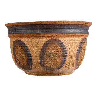 Mid Century Modern Ceramic Studio Planter For Sale