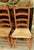 1920s 1920s Pair of Red Ladderback Chairs With Rush Seats For Sale - Image 5 of 18