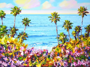 Summer. California. Original Contemporary Painting by Iryna Kastsova