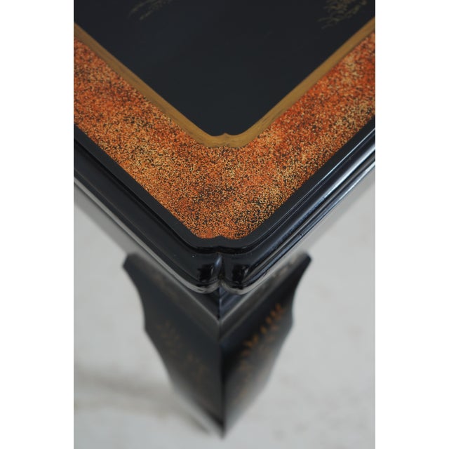 Baker Furniture Company Baker Stately Homes Chinoiserie Tea Table For Sale - Image 4 of 12