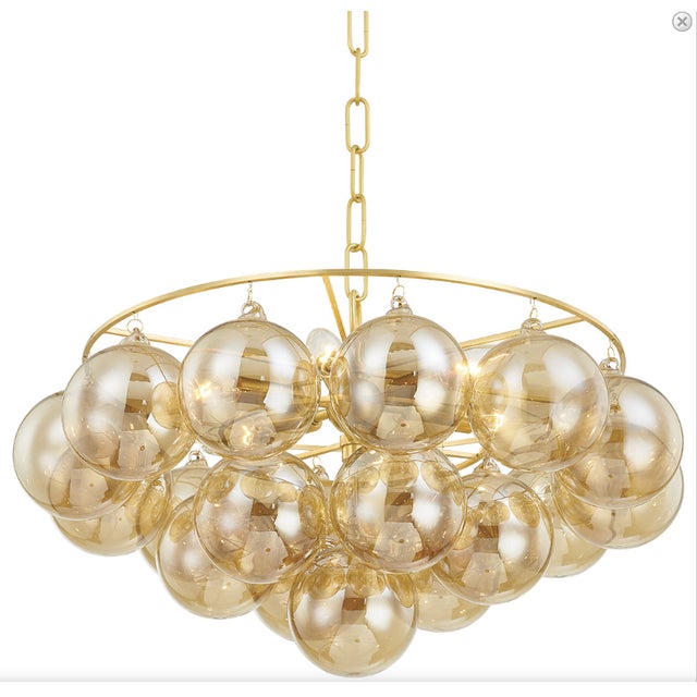 NEW IN BOX Width/Diameter 22.5" Height 13" Weight 10.5 lb Hang Type 54" chain Minimum Height 17.75" Maximum Height 70"...
