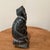 Stone Mid 20th Century Vintage Carved Soapstone Large Eskimo Inuit Hunter Seal Sculpture Numbered Signed For Sale - Image 7 of 12