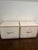Contemporary Heritage Group (Italian) White Faux Leather Campaign Style Triple Dresser With Matching Nightstands -Set of 3 For Sale - Image 3 of 6