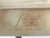 This 1970s Allibert desk features a brown plastic frame and a Formica top with rounded corners typical of space age...
