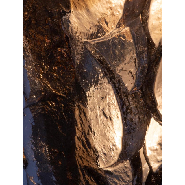 1960s Amber Citrus Wall Sconce in Swirl Murano Glass & Brass by J. T. Kalmar for Kalmar, Austria, 1960s, Set of 2 For Sale - Image 5 of 10