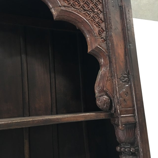 Indian Hand Carved Bookcase Chairish