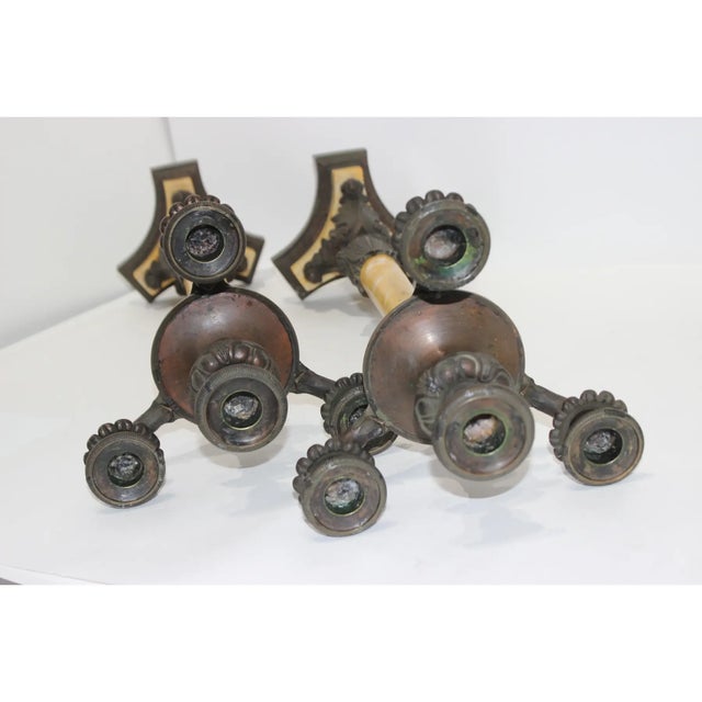 Candlsticks Antique Charles X - A Pair For Sale - Image 11 of 15