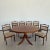 1960s Chesterfield Style Extendable Dining Table with Chairs, 1960s, Set of 7 For Sale - Image 5 of 13