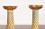 Gold Louis Comfort Tiffany Favrile Iridescent Art Glass Candlesticks, Pair For Sale - Image 8 of 13