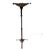 Magnificent and rare Art Deco floor lamp.Striking French design from the 1930s.Patinated wrought iron base with original...