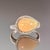 Traditional Natural Opal Diamond Ring 6.75 14k W Gold 4 TCW Certified For Sale - Image 3 of 12