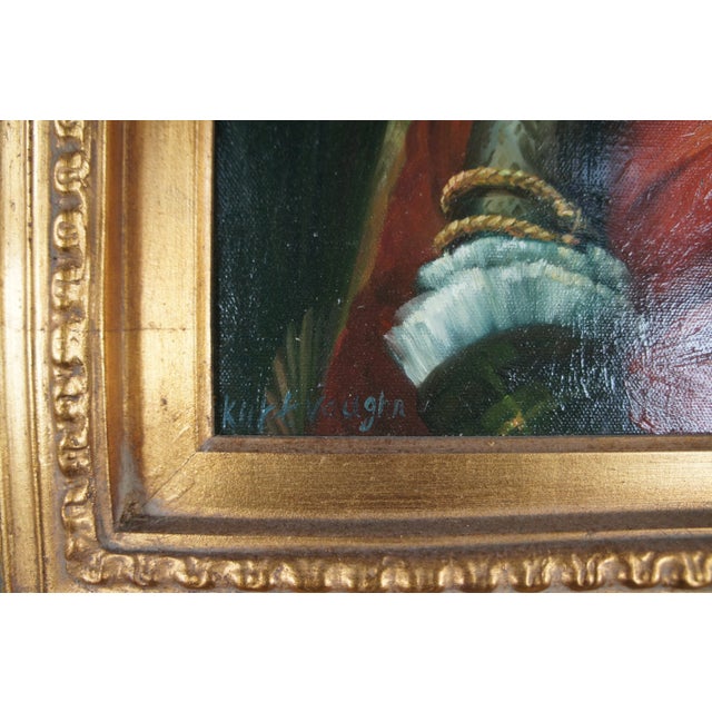 Mrs. Kathleen Newton Portrait Oil Painting After James-Jacques-Joseph Tissot 26" For Sale - Image 9 of 11