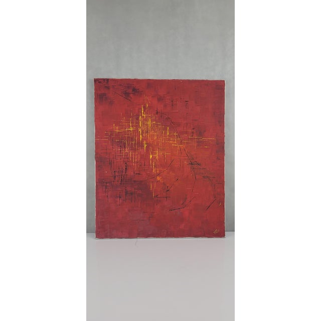 Xavier Descamps, Abstract Composition, 2000s, Acrylic on Canvas For Sale - Image 6 of 6