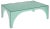 Satin Glass Green Arc Oblong Coffee Table by Sebastian Scherer For Sale