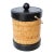 MCM Kraftware New York City Ice Bucket/Cork & Black Vinyl For Sale