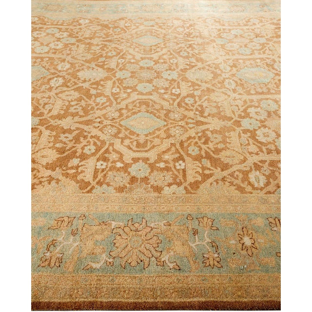 Solo Rugs Eclectic, One-of-a-Kind Hand-Knotted Area Rug - Brown, 9' 0" x 11' 10" For Sale - Image 4 of 8