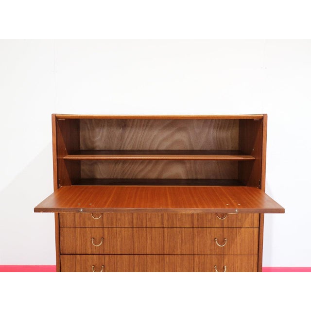 Mid Century Modern Vintage Teak Dresser Bar Cart Cocktail Cabinet by G Plan For Sale - Image 13 of 13