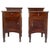 Art Nouveau Walnut Nightstands, 1900s, Set of 2 For Sale - Image 15 of 18