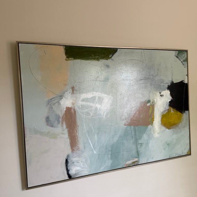 Huge Renee Bouchon Abstract Acrylic Painting For Sale - Image 11 of 11