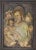 Unknown, Madonna and Child, Original Colored Chalk Drawing, 19th Century, Framed For Sale