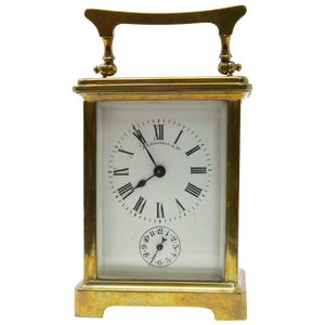 J. E.Caldwell & Co. Brass Carriage Clock