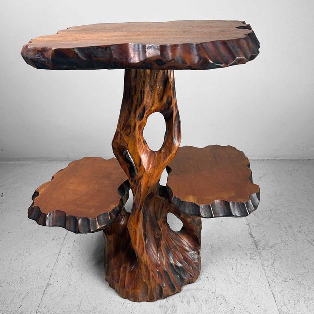 Mid-Century Japanese Wooden Plant Stand, 1960s For Sale - Image 11 of 18