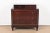 Chocolate 1990s Modern Regency Dark Mahogany and Nickel Chest of Drawers For Sale - Image 8 of 11