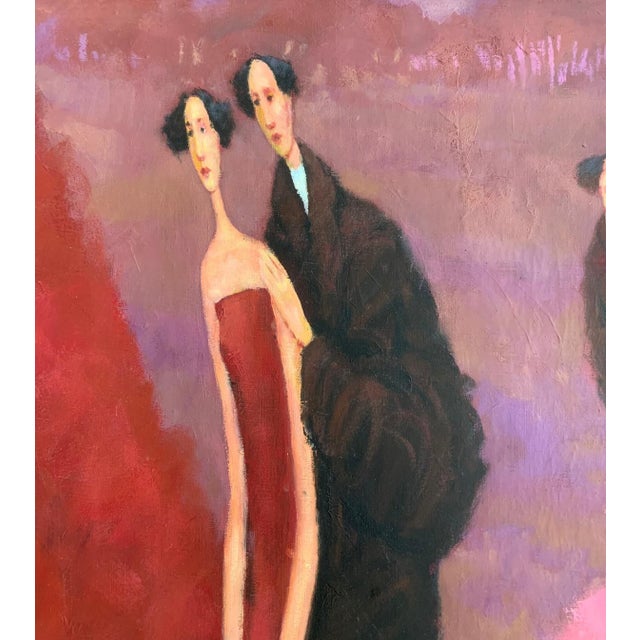 Waldemar J. Marszalek, Ball, Oil on Canvas, in Flawless conditions. Designed from 2000