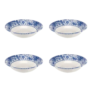 Spode Blue Italian Brocato Cereal Bowl 6.5" - Set of 4