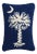 South Carolina Hook Pillow, 8" x 12" For Sale