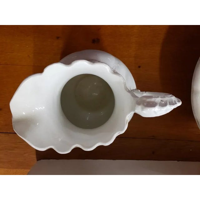 Late 20th Century Late 20th Century Admiral Vp Company Ironstone Pitcher & Wash Basin/Bowl - 2 Piece Set For Sale - Image 5 of 9