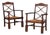 Vintage Armchairs in the style of Charles Dudouyt, 1950, Set of 2 For Sale