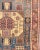 Tribal Antique Caucasian Karachopt Rug Large Rug in Blue, Salmon Teal and Soft Yellow 6'1 X 7' For Sale - Image 3 of 7