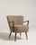 Gray Mid-Century Modern Shellback Upholstered Armchair, Antique, Denmark, Circa 1940 For Sale - Image 8 of 13
