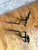 Vintage Nautical Cast Iron Anchor and Sailing Ship Andirons - Pair For Sale - Image 11 of 13