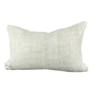 16 x 24 Hemp Pillow Turkish Cushion Natural White Pillow Cushion Cover For Sale