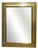 Large Mirror with Faux Gold Leaf Frame from Deknudt, Belgium, 1980s For Sale