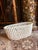 Rustic European 1960s Vintage Porcelain Basket Weave Cachepot Planter Spain For Sale - Image 3 of 4