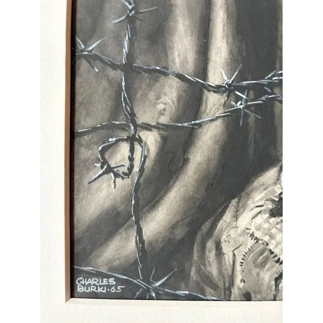 Charles Burki, The Prisoner, 1965, Paper For Sale - Image 3 of 9