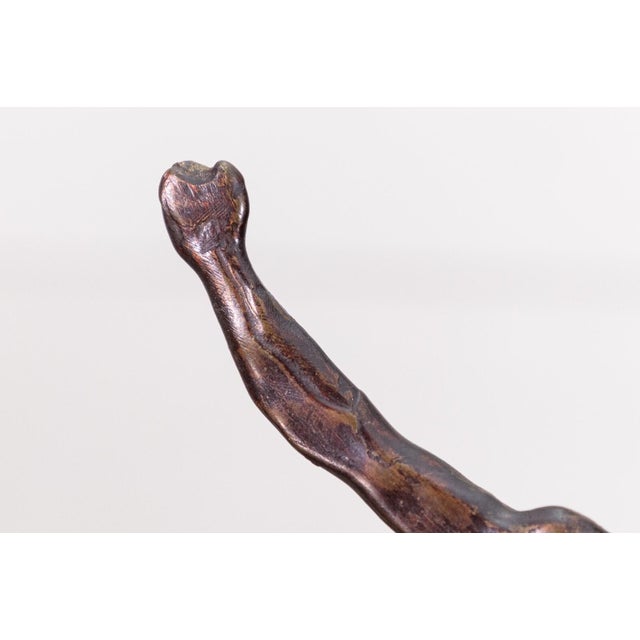 John Mills Diver Signed Contemporary Cast Bronze Figurative Sculpture 1970 For Sale - Image 4 of 8