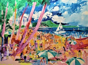 LeRoy Neiman, Diamond Head, Hawaii, 1988