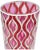 Vintage 1960s Mod Pink Swirl Glass Vase 8.25"h For Sale - Image 4 of 9