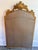 Metal Gold Giltwood Style Beveled Glass Mirror With Pomegranate Fruit Basket Top For Sale - Image 7 of 9