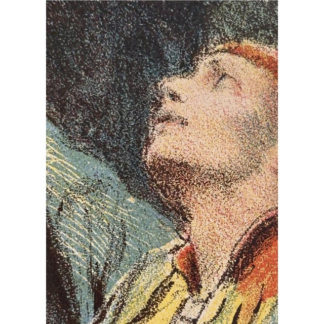 1904 Original Stone Lithograph Poster "Le Jongleur De Notre Dame" by Georges Rochegrosse For Sale - Image 14 of 16