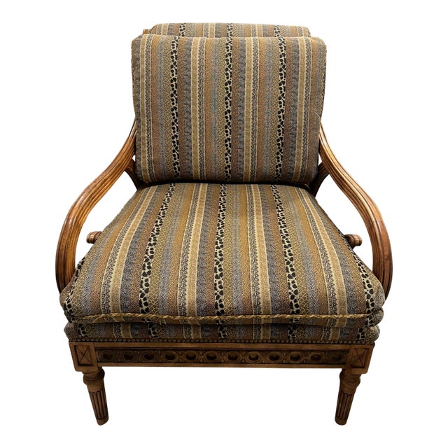 Swaim Upholstered Arm Chair For Sale