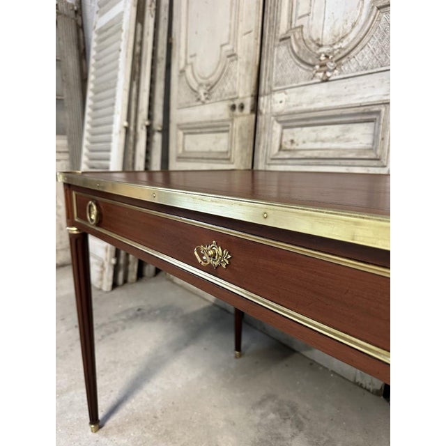 Small Louis XVI Style Flat Desk or Writing Table, 1950s For Sale - Image 3 of 13