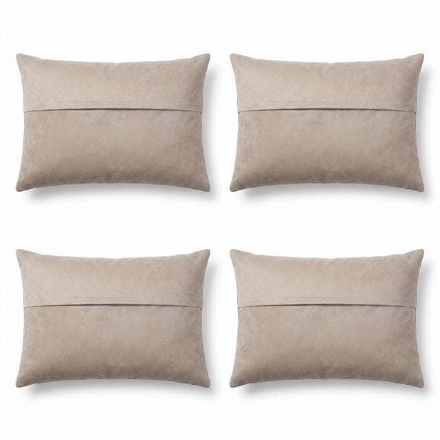Anatolian Lumbar Kilim Pillow Cover 15'' X 24'' - Set of Four For Sale - Image 4 of 4