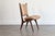 A striking set of six Vladimir Kagan Sculpted Sling Dining Side Chairs, Model VK 101, an iconic design originally...