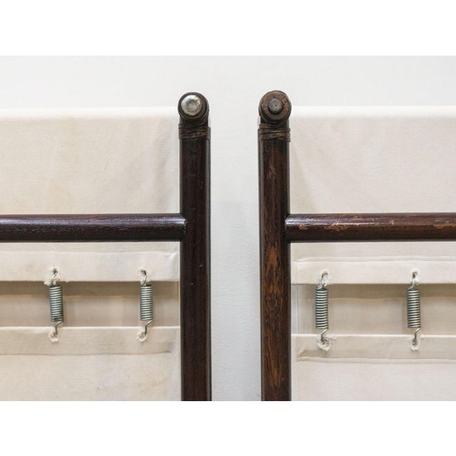 Brown McGuire San Francisco Armchairs with Footstool, 1970s, Set of 4 For Sale - Image 8 of 18